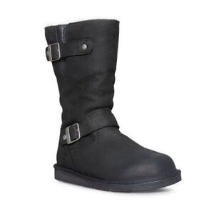 UGG Kensington Biker Boots Shearling Lined